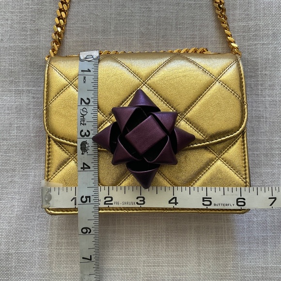 Marc Jacobs Party Bow Mini Trouble Metallic Leather Bag - Picture 4 of 16